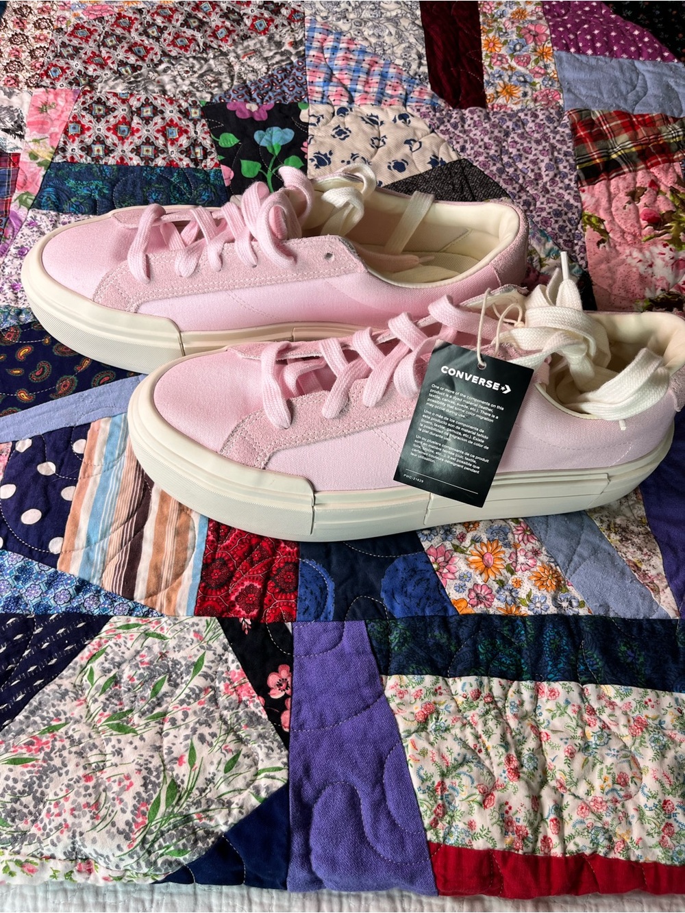 Converse Pink Low-Top Sneakers-Men’s 13 (women’s 14.5)